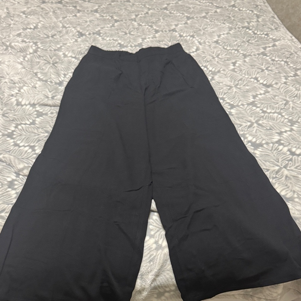 Black Wide-Leg dress Pants